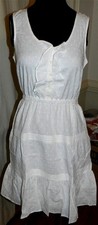 Summer Dress White Gap Cotton Misses size Small New