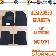 ALFA ROMEO GIULIETTA KIT TAPPETINI ANTERIORI E POSTERIORI NUOVI TPP060