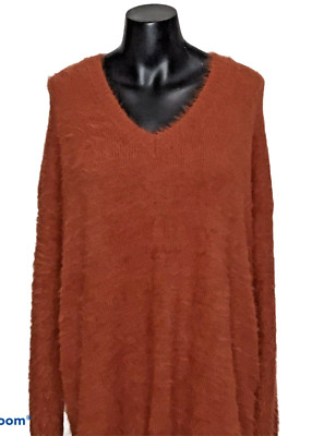 Kaisley Sweater Pullover Oversize Fuzzy Grunge 90s style Size L 