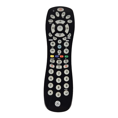 GE Remote Control 34459 Black 6-Device Universal 4511-1