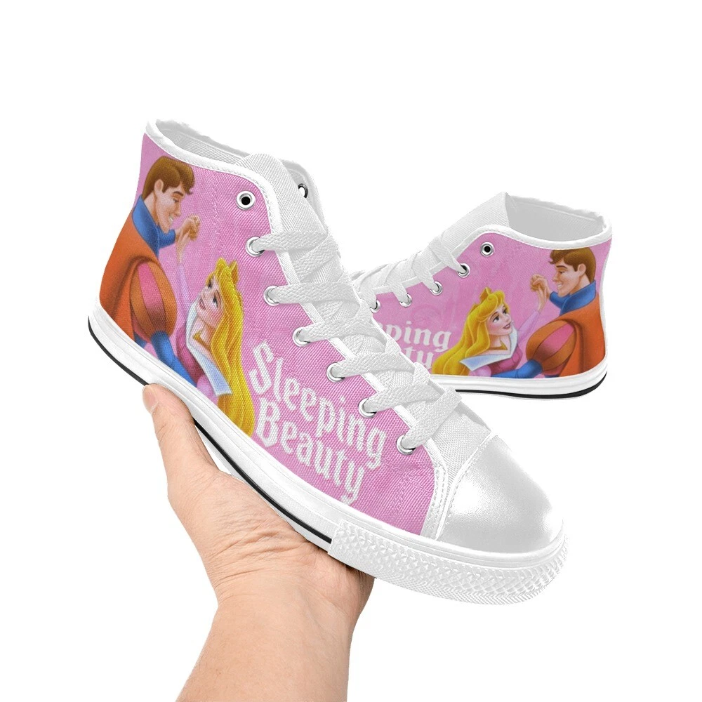 Sleeping Beauty High Top Shoes Sneakers