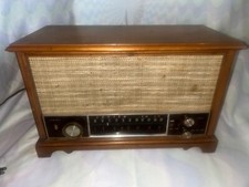 Vintage Zenith S-58040 Mid Century Long Distance AM/FM Tube Radio Tested Works