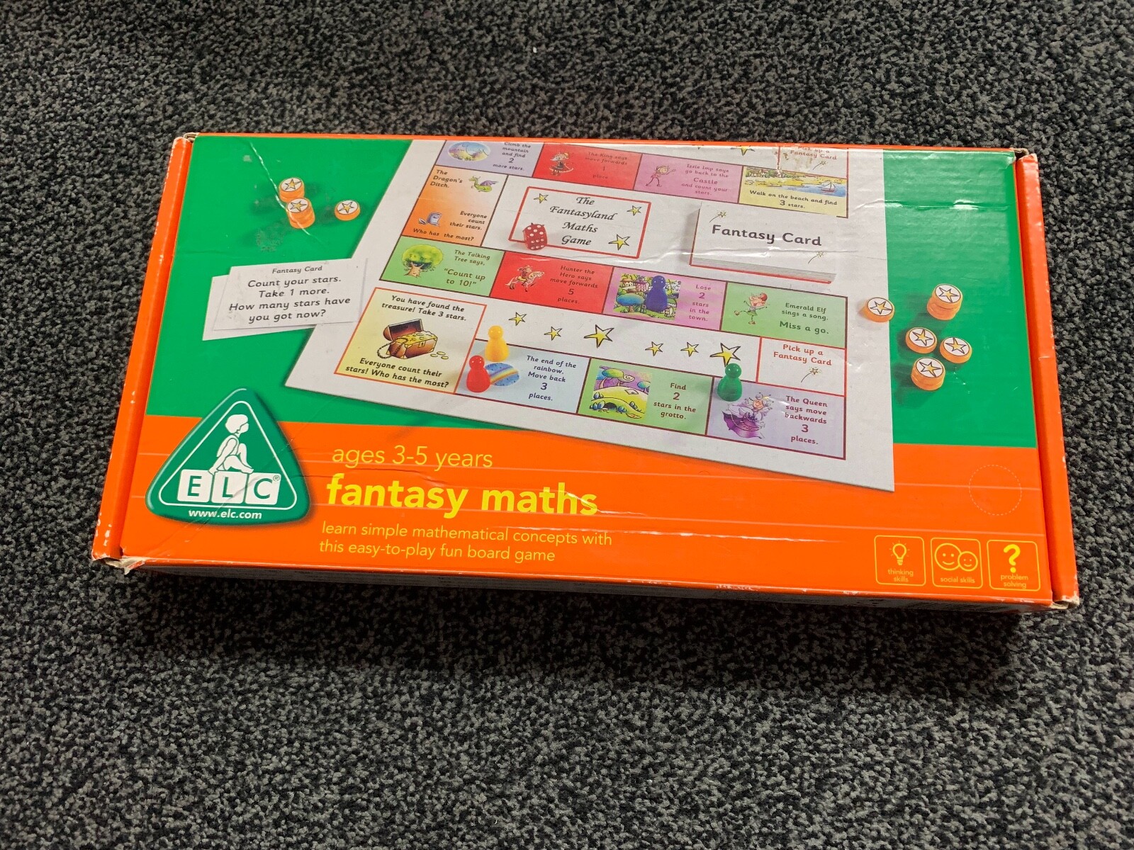 ELC  Early Learning Centre Fantasy Maths board game  Learning, Educational