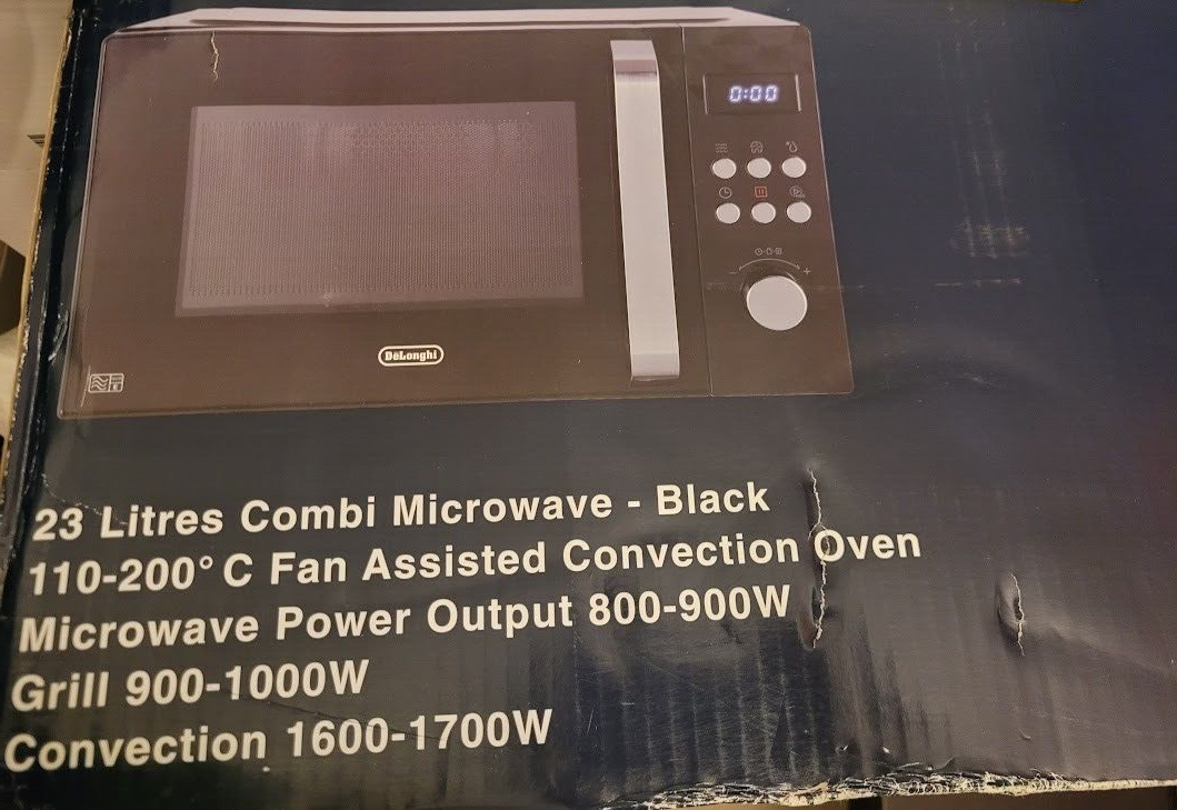 De'Longhi Brillante 23L 900W Combination Microwave oven cook digital