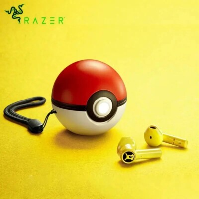  Pokémon Razer Earphones Headset Pikachu Ear Pods Pokeball Bluetooth Kopfhörer