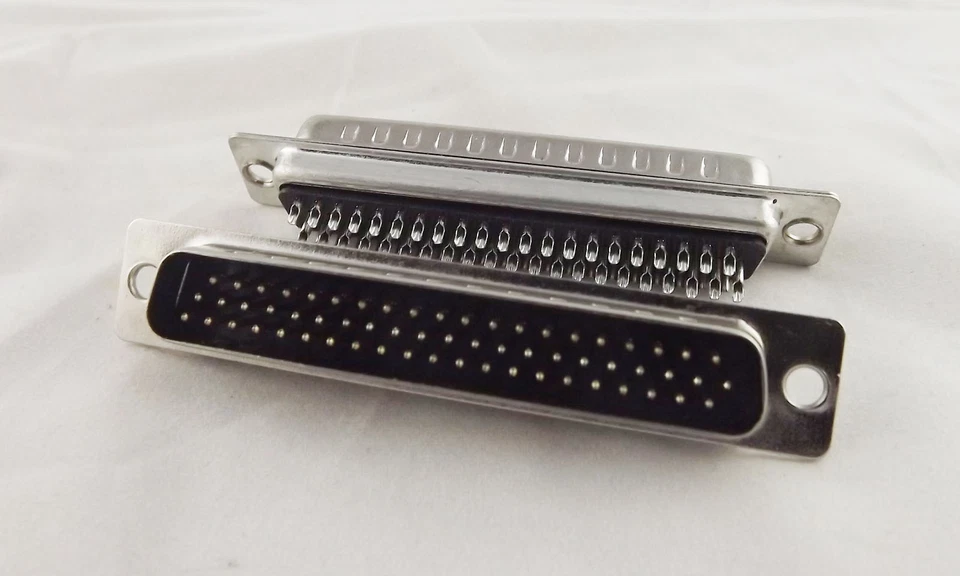 1pcs 62 Pin 3 Rows D-SUB DB62 Male Plug Solder Type Straight Connector Adapter - Image 4 of 4