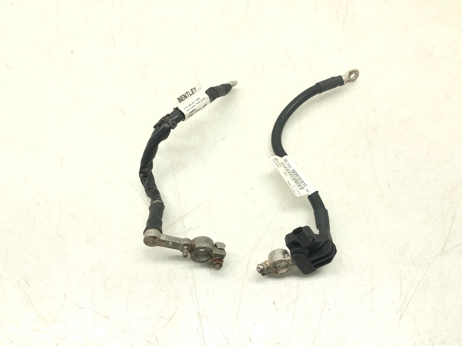 2014-2018 BENTLEY FLYING SPUR NEGATIVE GROUND BATTERY CABLE SET #READ NOTES
