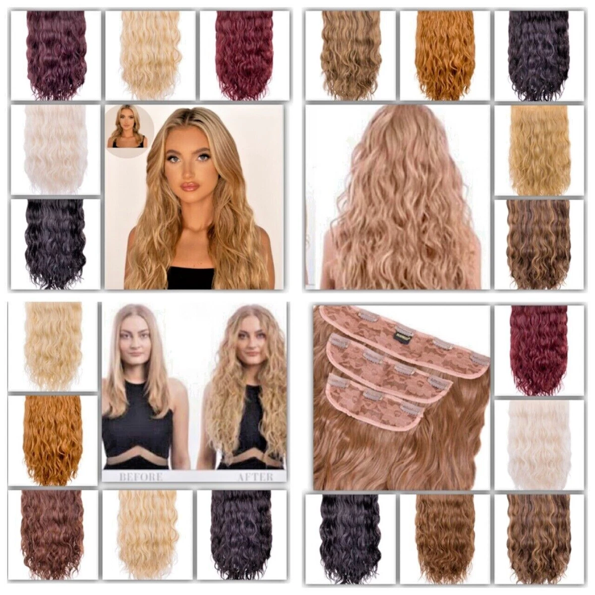 Hair extensions 3 clearance pieces
