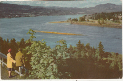Union Oil-View From Evergreen Highway-Columbia River-Washington-Wa