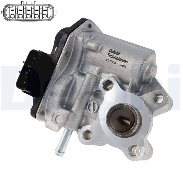 Delphi Agr-Ventil Elektrisch Passend FüR Toyota Yaris 1.4 D-4D Verso S-image
