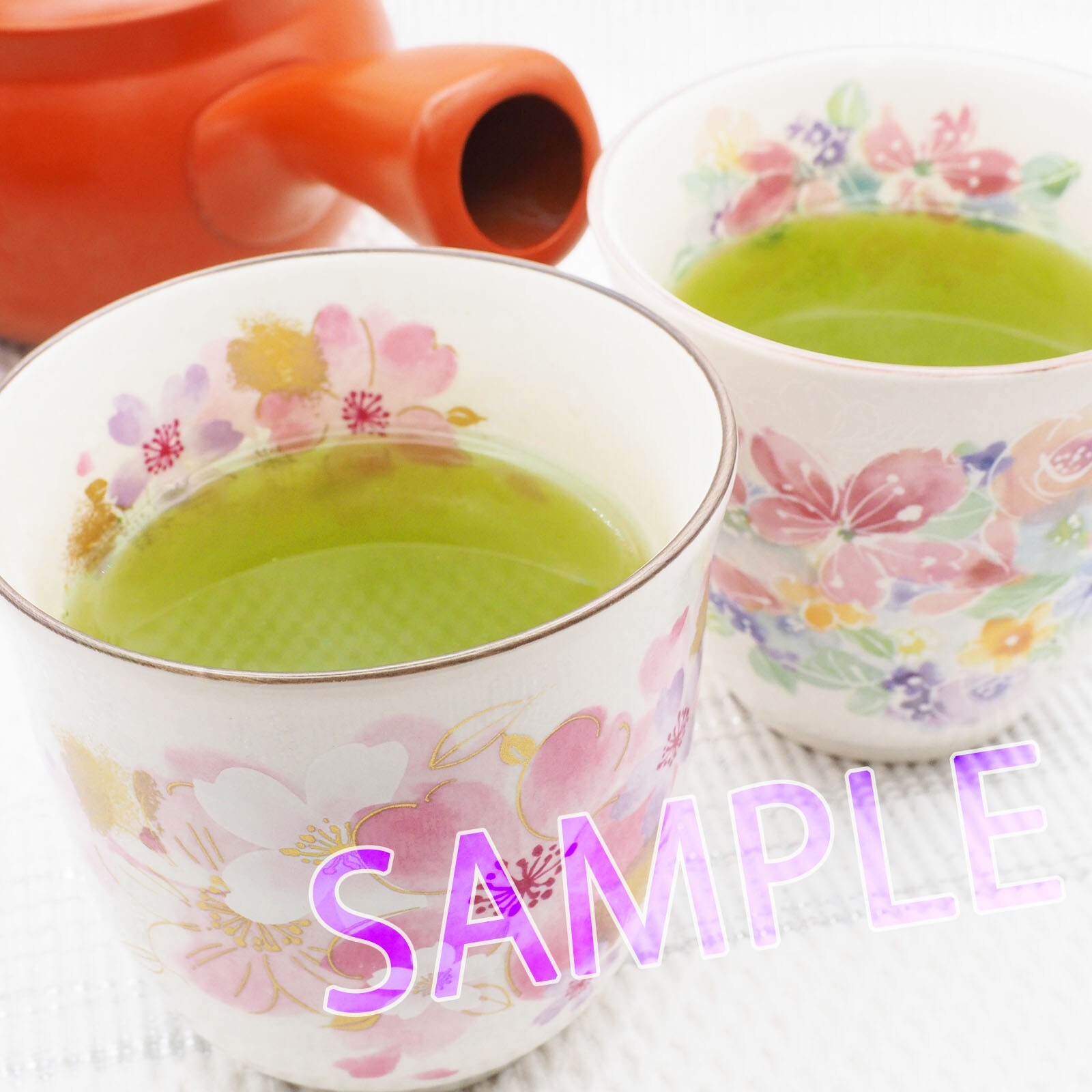 Japanese Rice Bowl Tea Cup Chopstick Set Mino-Yaki Cherry Blossom Made in Japan
