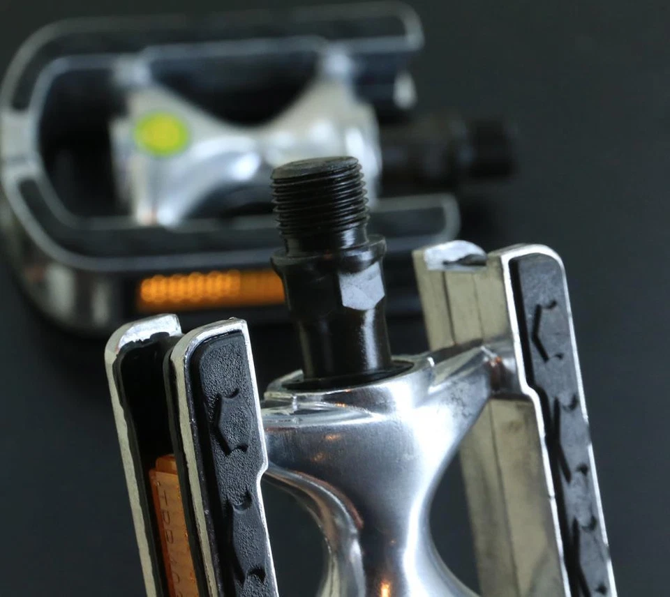 FP-920B Pedales Bicicleta Bicicleta Derecha/Izquierda Plataforma Aluminio Eje 9/16" NUEVO Foto 4 de 4