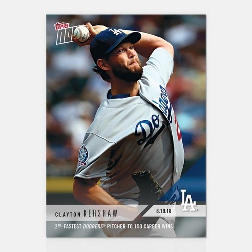 2018 Topps Now 617 Clayton Kershaw