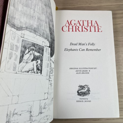 Agatha Christie Heron Dead Man's Folly Elephants Can Remember 1978 Illustrated - Picture 8 of 12