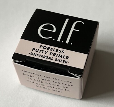 ELF Cosmetics PORELESS Putty Face Primer Universal Sheer .14oz 4g Travel NEW