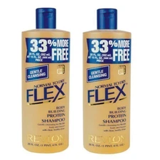Revlon Flex Body Building Shampoo for Normal To Dry (592 Ml)-Set of 2 