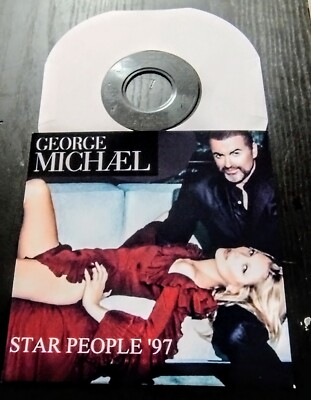 GEORGE MICHAEL - STAR PEOPLE  - UK 7'' VINYL JUKEBOX 45  - FREE CUSTOM PIC SLEEVE