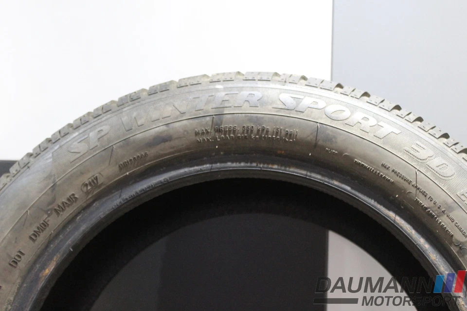 DUNLOP SP WINTER SPORT 3D RSC + 205/55 R16 + Winterreifen + Dot 17 - Bild 3 von 4