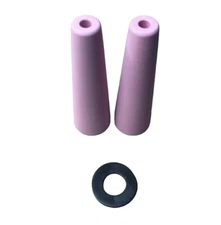 NOZZLE, CERAMIC, LONG TAPERED CONE, STRAIGHT BORE, 3/16"  100-104-A 3/16 *SALE*