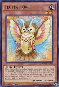 Fluffal Owl - NECH-EN018 - Rare - 1st Edition x3 - Near Mint