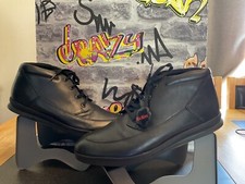 Mens Kickers Black Leather chukka boots Shoes UK 11.5 eu 47 smart casual vgc🔥