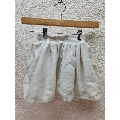 Carter's Linen Blend Shorts Girl's Small 6 Beige High Waist Beach Boho Hippie