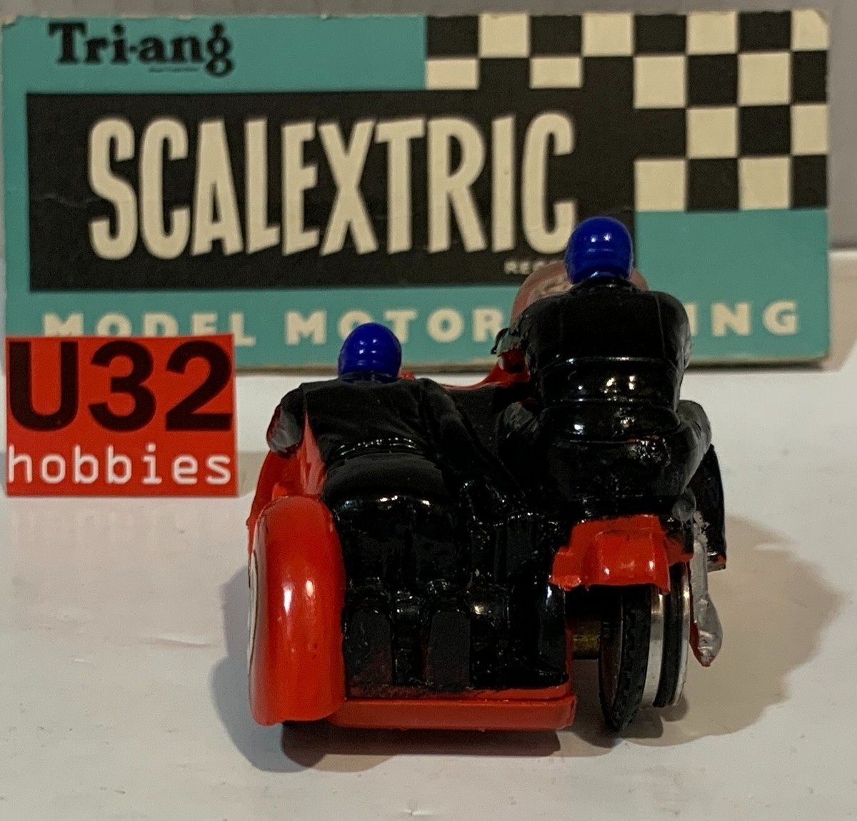 SLOT CAR SCX TRIANG SCALEXTRIC MM/B1 Motorrad Seitenwagen Typhoon