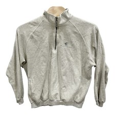 Straight Down Sweater Mens XL Tan Quarter Zip Pullover Sweatshirt Golf Adult 