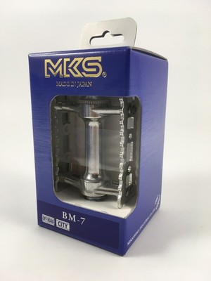Pedali Piatti MKS BM-7 In Lega Anodizzata – Per BMX Old School E MTB, Attacco 9/16''