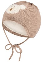 Sterntaler Unisex StrickmüTze BäR Beanie Beige GrößE 37 EU