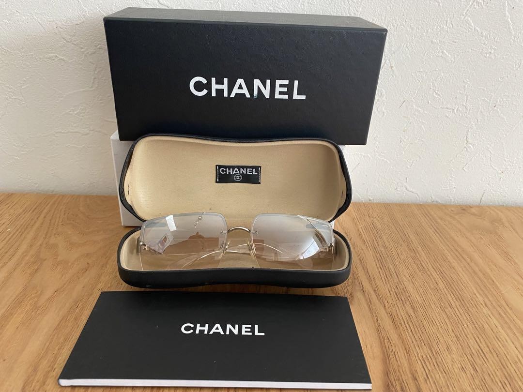 CHANEL 4107 Classic Black Sunglasses with Logo Detail