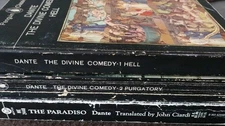 Set Of 3 Dante 1980's Paperback Books 📚 Inferno Purgatorio & Paradiso Theology 