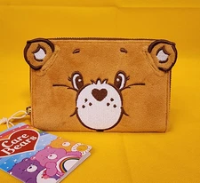 Loungefly Care Bears Tenderheart Bear Plush Cosplay Zip Around Wallet NEW