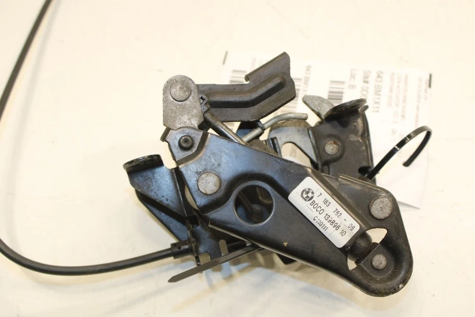 BMW 750Li xDrive 2010-15 capó delantero derecho e izquierdo cierre pestillo 51237183762 Foto 3 de 4