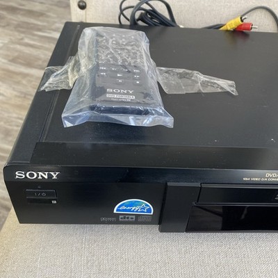 SONY CD/DVD DVP-S330 Video Converter/Player WORKING - Bundle Remote & Cords