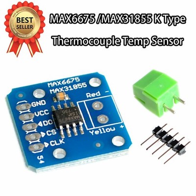 MAX6675/MAX31855 Thermoelement Typ K Temperatur Sensor Modul SPI Schnittstelle