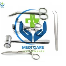 Basic Bone Surgery Instrument Set with Mallet & Rongeur A+ Quality
