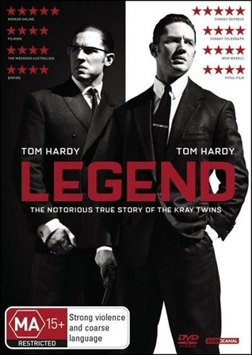 LEGEND (Tom HARDY) KRAY Twins UK LONDON Crime Gangsters True Story DVD Region 4 - Picture 1 of 1