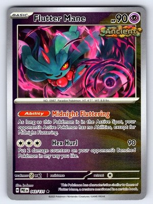 Flutter Mane (Poke Ball Pattern) 043/131 Holo Rare PRE Pokemon TCG NM