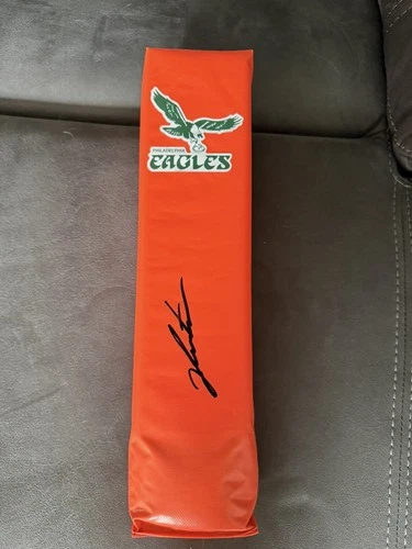 Philadelphia Eagles Jalen Carter Signed Super Bowl LIX Champion Pylon