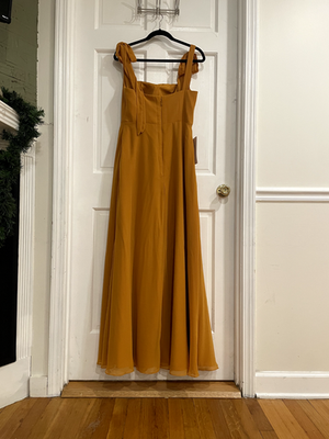 Azazie Butterscotch A-Line with Pockets Chiffon Convertible Bridesmaid Dress (8) | eBay Azazie Butterscotch A-Line with Pockets Chiffon Convertible Bridesmaid Dress (8) | eBay