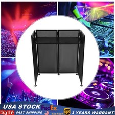 DJ Event Facade Scrim Metal Frame Booth Portable Bag 20" x 40" Flat Table Top