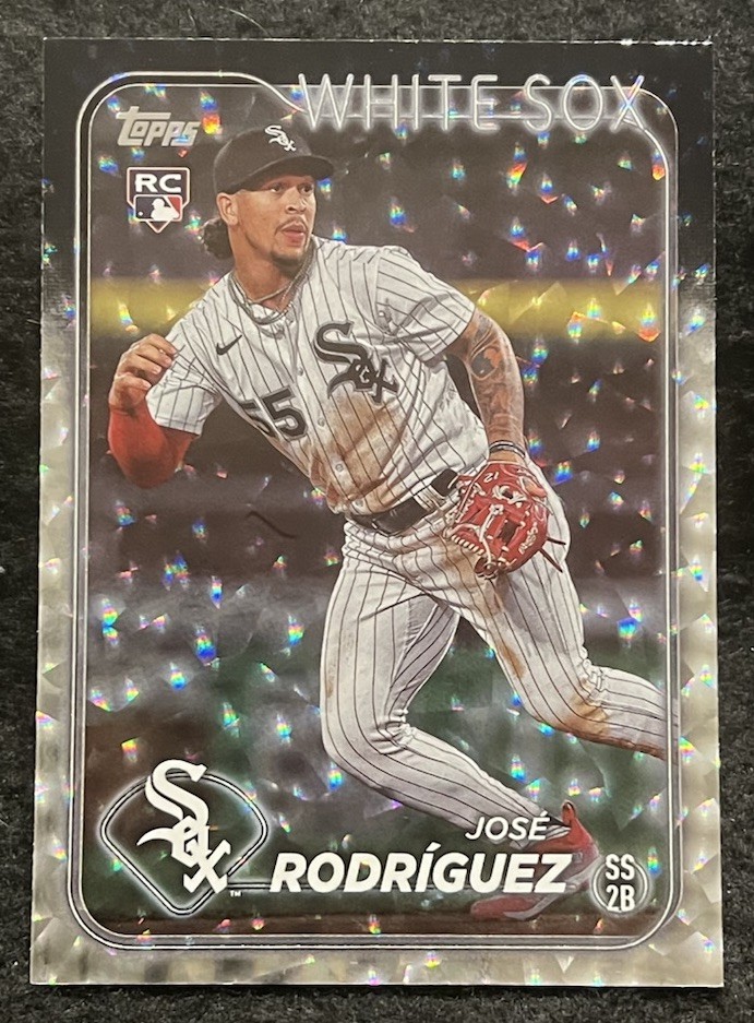 2024 Topps Series 1 - Silver Crackle - Jose Rodriguez - RC - #86 - White Sox