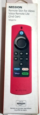 Made for Amazon Magenta Mission Skin Remote Cover Case Alexa Remote 2nd Gen