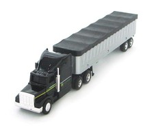 John Deere Grain Semi Truck Toy Replica - 1:64 Scale - Construction Toys - Di...