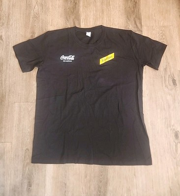 Schweppes Sin Azucar Chile Coca Cola Black Logo Unisex Size XL T-Shirt