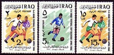 Irak Iraq 1966 ** Mi.445/47 Fu&szlig;ball Football