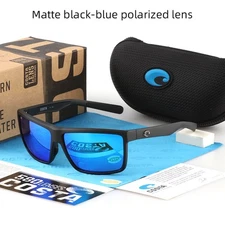 New in box Costa Rinconcito Black/Dark Blue Mirror 580p Polarized Sunglasses