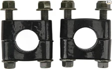 1 Pair 22mm Motorcycle Handlebar Risers Aluminum Universal Single Hole Handl