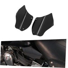 Motorcycle Air Heat Deflector Air Deflector Reflective Saddle Shields Fit Black